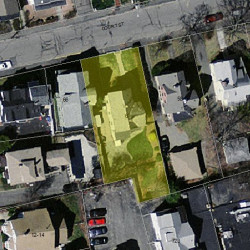 62 Court St, Newton MA 02458-1264 aerial view