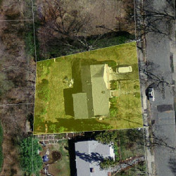 49 Redwood Rd, Newton MA 02459-3124 aerial view