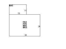 299 Waltham St, Newton MA  02465-1722 floor plan