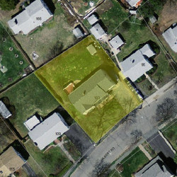 103 Albert Rd, Newton MA  02466-1300 aerial view