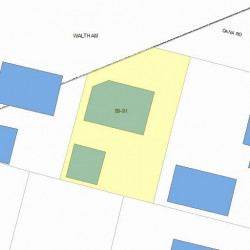 89 Fuller St, Newton MA 02468-1012 plot plan