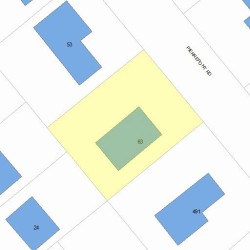 63 Pierrepont Rd, Newton MA  02462-1126 plot plan