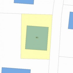 563 Commonwealth Ave, Newton MA 02459-1602 plot plan