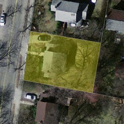 392 Lowell Ave, Newton MA  02460-2152 aerial view