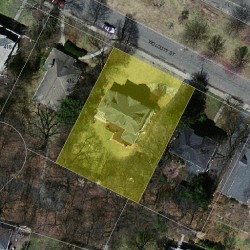 406 Wolcott St, Newton MA 02466-1514 aerial view