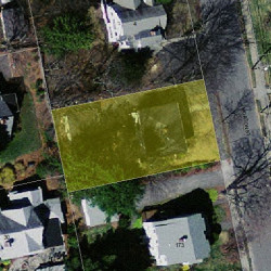 167 Morton St, Newton MA  02459-1521 aerial view