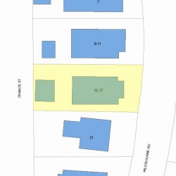 17 Westbourne Rd, Newton MA 02459-1617 plot plan