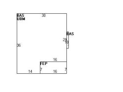 22 Dana Rd, Newton MA 02465-1118 floor plan