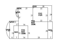 124 Highland St, Newton MA 02465-2406 floor plan
