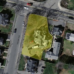 8 Central Ave, Newton MA 02460-1707 aerial view