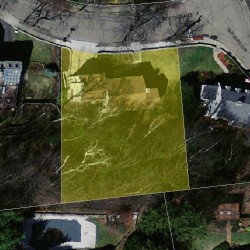 114 Atwood Ave, Newton MA  02460-2202 aerial view