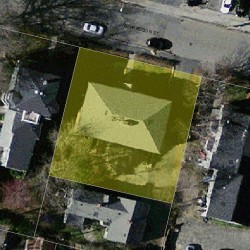 26 Richardson St, Newton MA  02458-1940 aerial view