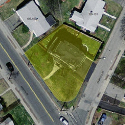 97 North St, Newton MA 02459-1737 aerial view