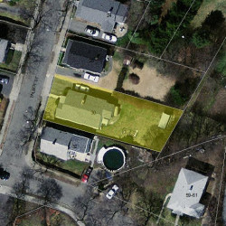 30 Talbot St, Newton MA 02465-1659 aerial view