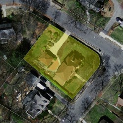 5 Larch Rd, Newton MA  02468-1413 aerial view