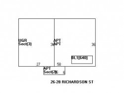 26 Richardson St, Newton MA  02458-1940 floor plan