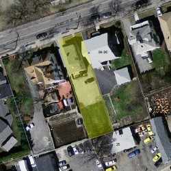 98 Webster St, Newton MA  02465-1820 aerial view