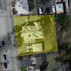 222 Lowell Ave, Newton MA 02460-1833 aerial view