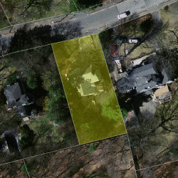 156 Highland Ave, Newton MA 02465-2510 aerial view