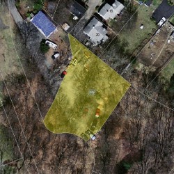 28 Evergreen Cir, Newton MA 02465-2161 aerial view