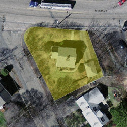 838 Boylston St, Newton MA  02461-1530 aerial view