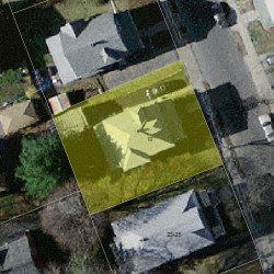 19 Washburn St, Newton MA 02458-1303 aerial view