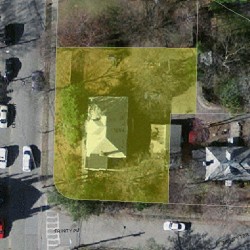 1094 Centre St, Newton MA 02459-1542 aerial view