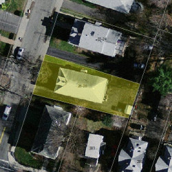 26 Hibbard Rd, Newton MA 02458-2108 aerial view