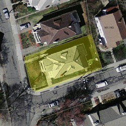 68 Harvard St, Newton MA 02460-2003 aerial view