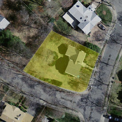 55 Dorcar Rd, Newton MA 02459 aerial view