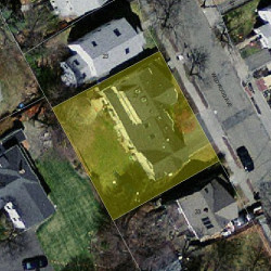 27 Wildwood Ave, Newton MA 02460-1321 aerial view