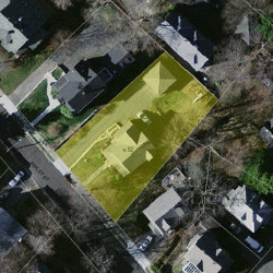 52 Ripley St, Newton MA 02459-2207 aerial view