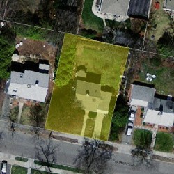 93 Fairway Dr, Newton MA  02465-1737 aerial view