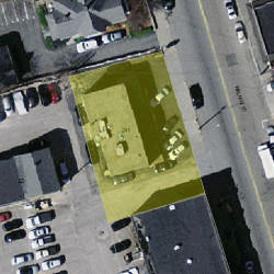 241 Walnut St, Newton MA  02460-1609 aerial view