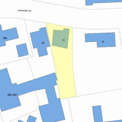20 Summer St, Newton MA 02464-1119 plot plan