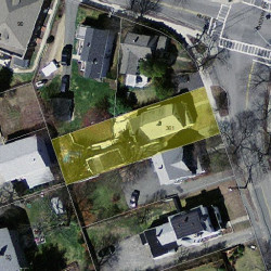 361 Cherry St, Newton MA 02465-1831 aerial view