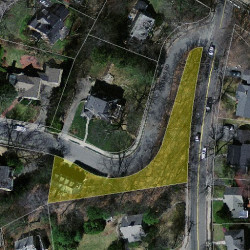 209 Collins Rd, Newton MA  02468-2237 aerial view