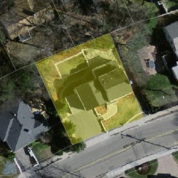 40 Brookline St, Newton MA 02467 aerial view