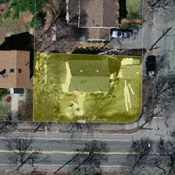971 Beacon St, Newton MA 02459-1722 aerial view
