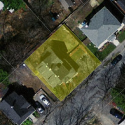 13 Fuller Ter, Newton MA 02465-1210 aerial view