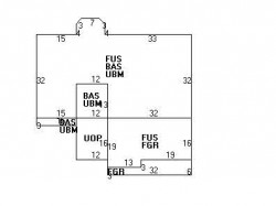 20 Cottonwood Rd, Newton MA  02459-3112 floor plan