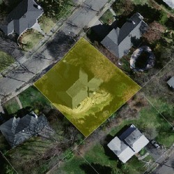 29 Fairhaven Rd, Newton MA  02459-3423 aerial view