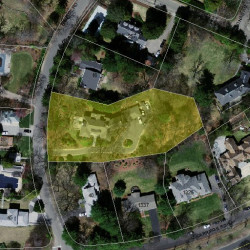 28 Bristol Rd, Newton MA 02465-2903 aerial view