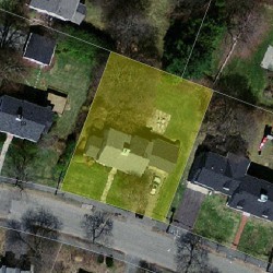53 Puritan Rd, Newton MA 02461-1036 aerial view