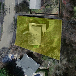 99 Andrew St, Newton MA 02461-2144 aerial view