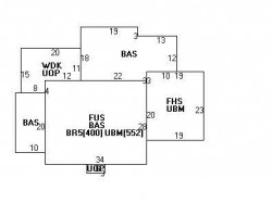 141 Gordon Rd, Newton MA 02468-1226 floor plan