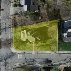 31 Channing Rd, Newton MA 02459-1138 aerial view