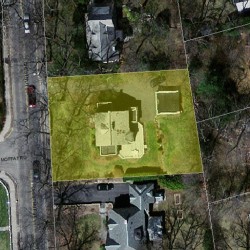 514 Chestnut St, Newton MA 02468-1224 aerial view