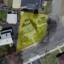 43 Pine St, Newton MA  02466-1115 aerial view