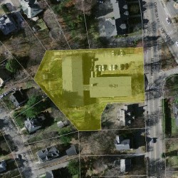 19 Parker St, Newton MA 02459-2544 aerial view
